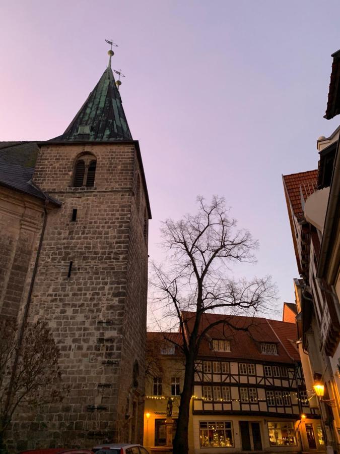 Ferienwohnung Kiefer เควดลินบวร์ก ภายนอก รูปภาพ